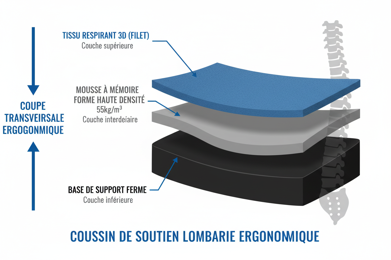 Coupe technique 3 couches