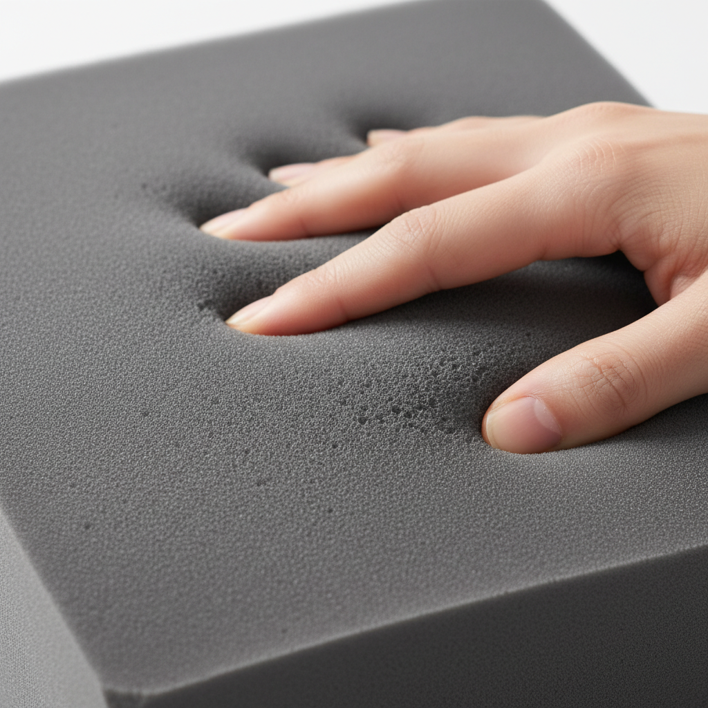 Détail mousse mémoire